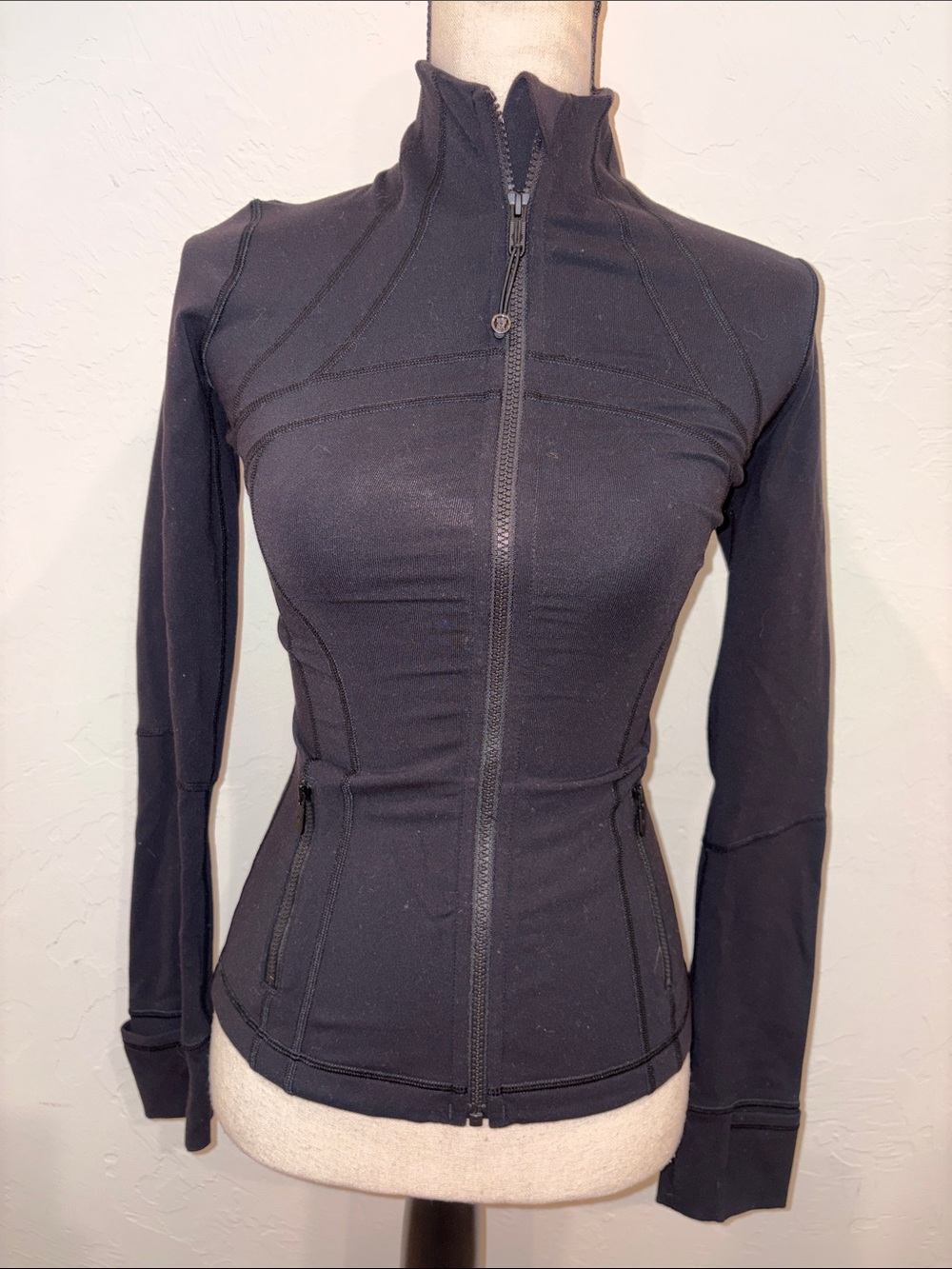 lululemon athletica Black Zip-Up Sculpt Jacket
